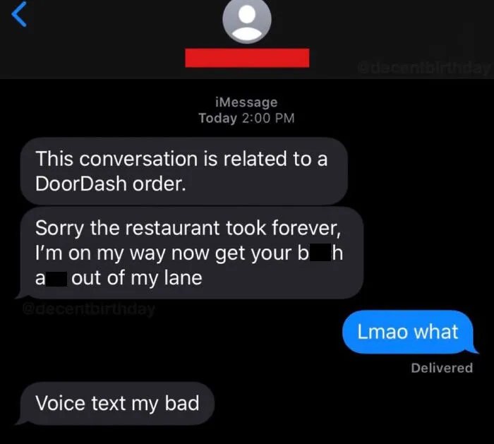 35 Texts From Food Delivery Workers That Might Make You Laugh