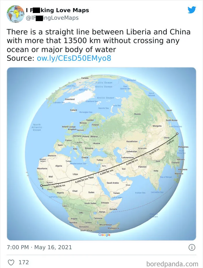 35 Unusual Maps That Might Change How You See The World, As Shared In This Online Account