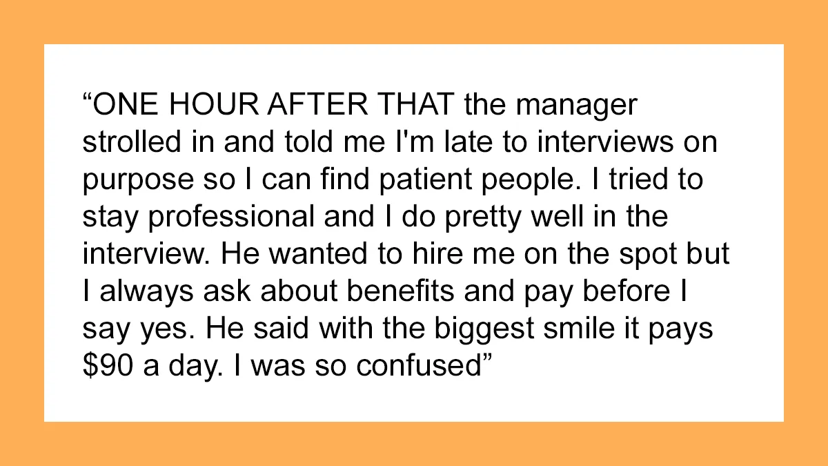 Person Takes A Job Offer Just To Be Able To Not Show Up After Getting Disrespected During The Job Interview