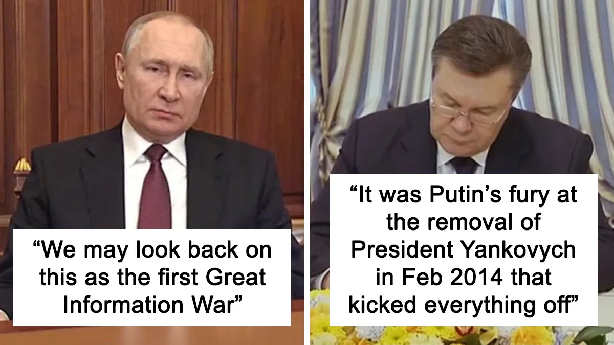 Person Starts An Important Thread About "The Great Information War" So That People Would Know About It