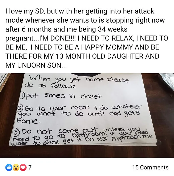 I'm In A Stepmoms Group On Fb And I'm Convinced That 90% Of These Women Hate Their Stepchildren. "Stay In Your Room, Do Not Approach Me"