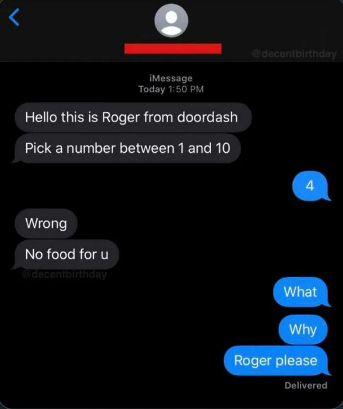 35 Texts From Food Delivery Workers That Might Make You Laugh