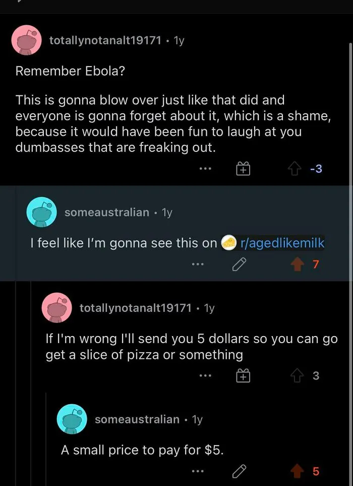 This Guy Deleted His Account To Dodge His Bet