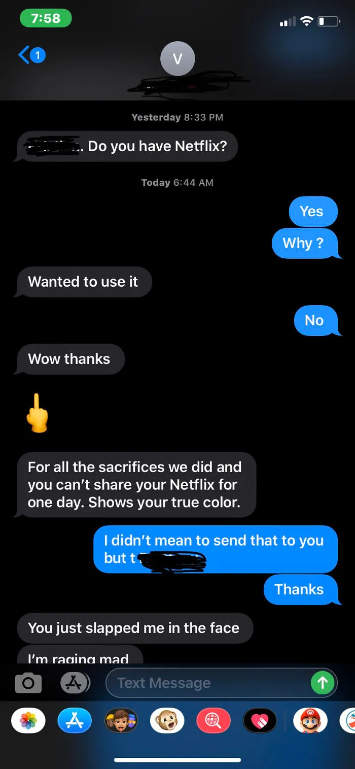 My Sister Asking For My Netflix When She Is 33 And Lives With My Mom And Dad 