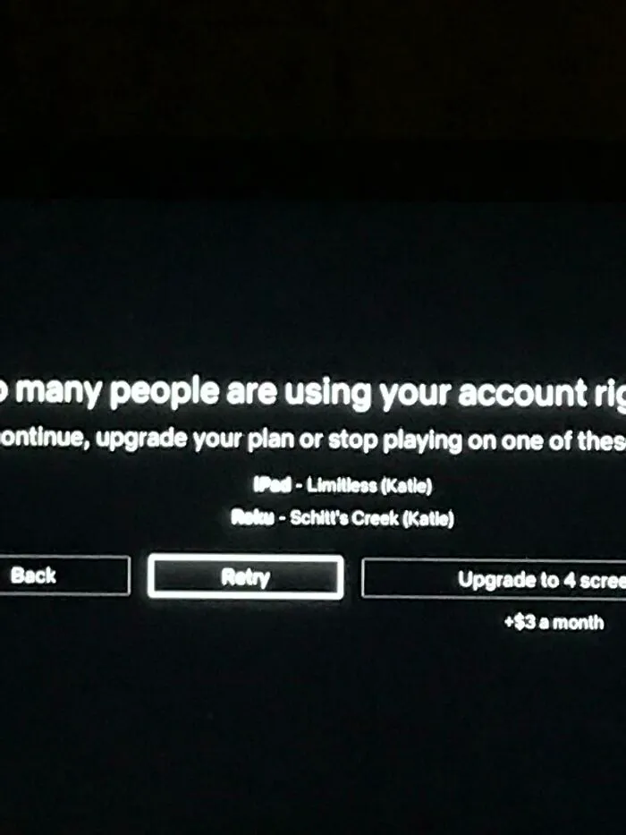 My Girlfriends Sister Is Using Both Screens For Netflix. Also She’s Asleep