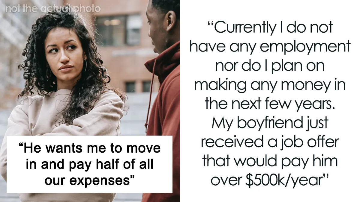 "On What Planet Is This Reasonable": Well-Earning Guy Hopes His Unemployed Girlfriend Will Split The Rent 50-50, She Asks The Internet To Weigh In