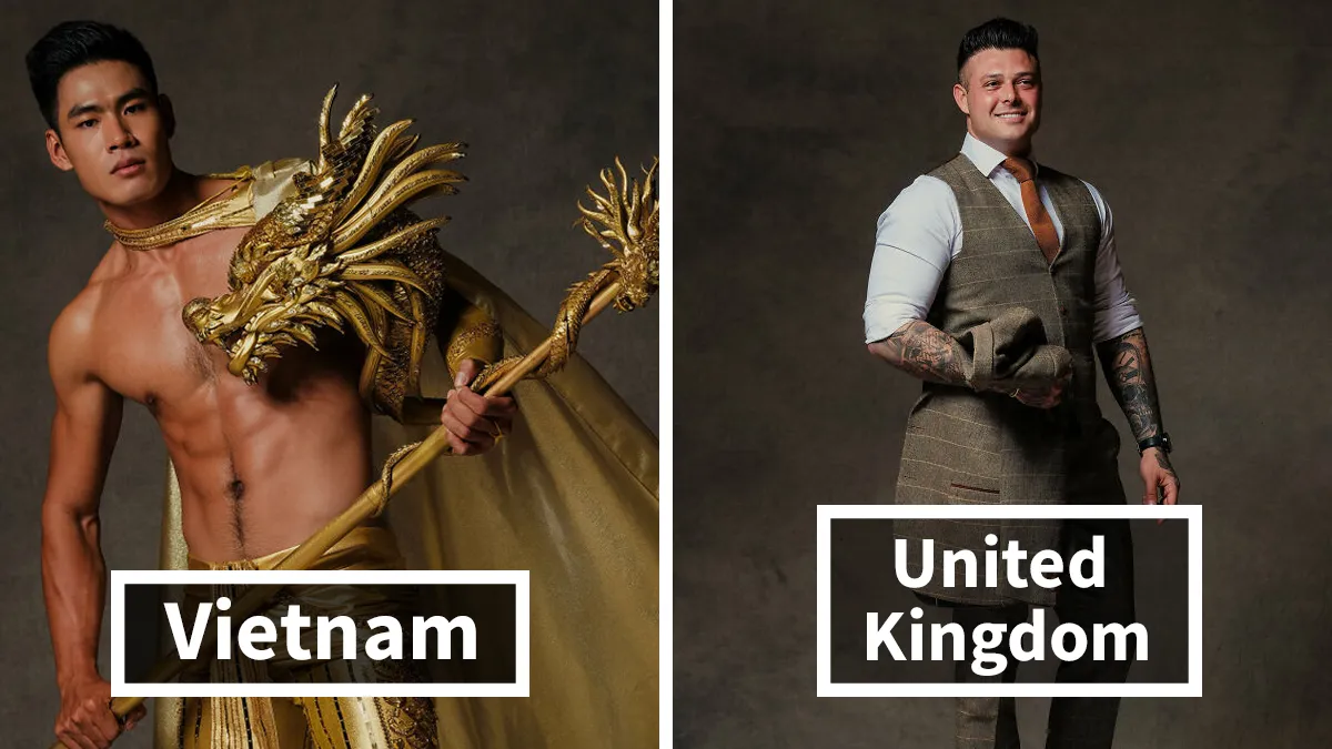 Mister Global 2021 Contestants Dress In Their National Costumes And Look Like Video Game Bosses (30 Pics)