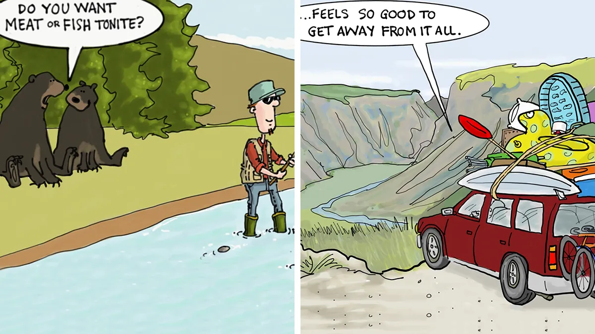 My 16 Comics To Prove The Great Outdoors Is Not For Everyone