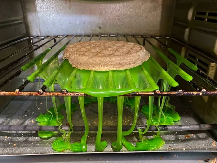 "¡Mamá, hay una sustancia verde que sale de mi waffle!" -Mi hijo de 6 años
