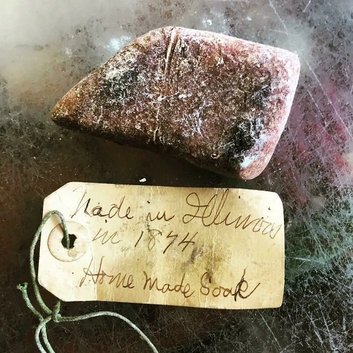 I Was Digging Around In An Attic In St. Paul And Found Some Soap From 1874