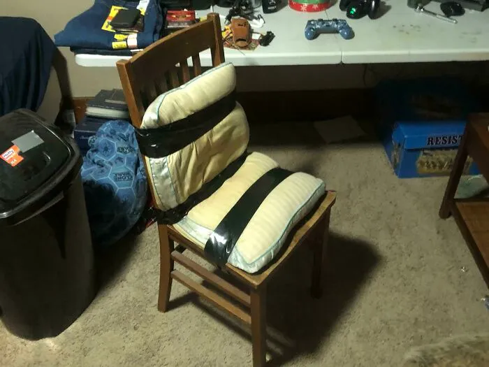 Deleita tus ojos... La silla de juego de mi hermano
