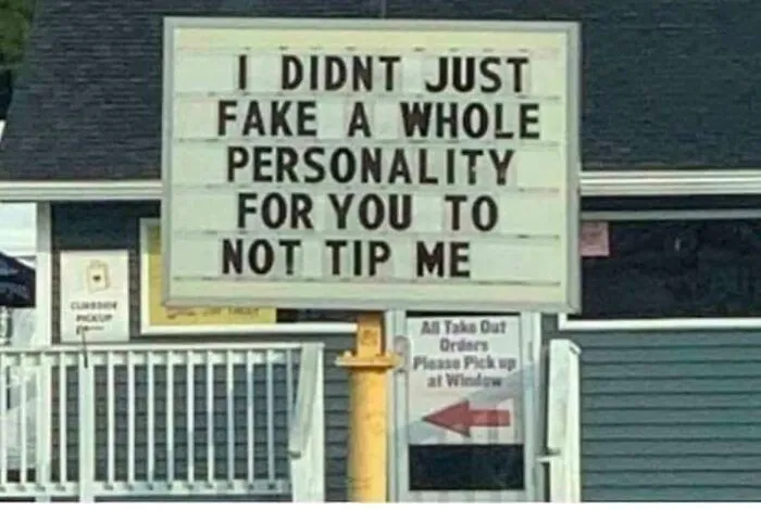 When They Drive/Walk Past The Tip Jar