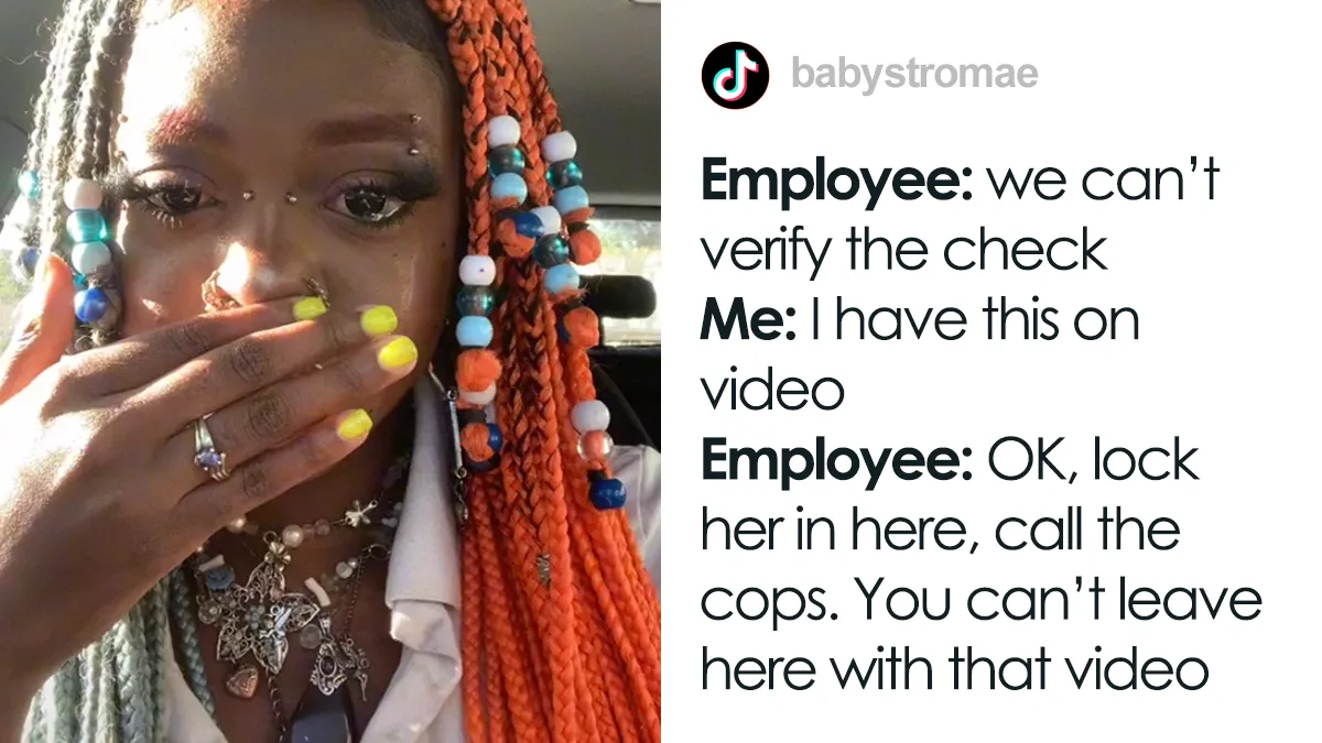 Woman Shares How She Just Got Racially Profiled At The Bank Trying To Cash Out Her Dad's Check, Says She's Gonna Sue Them