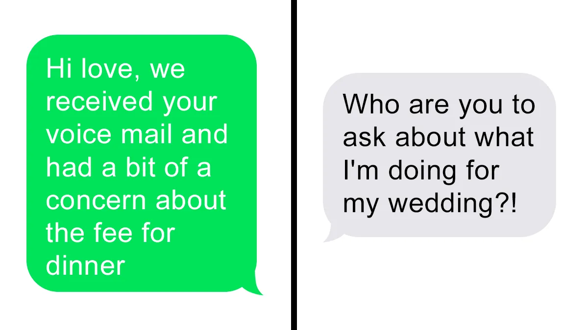 Bride Doesn't Include Wedding Dinner Price In Her Wedding Invites, Is Surprised To See Many Guests Canceling On Her After They Find Out