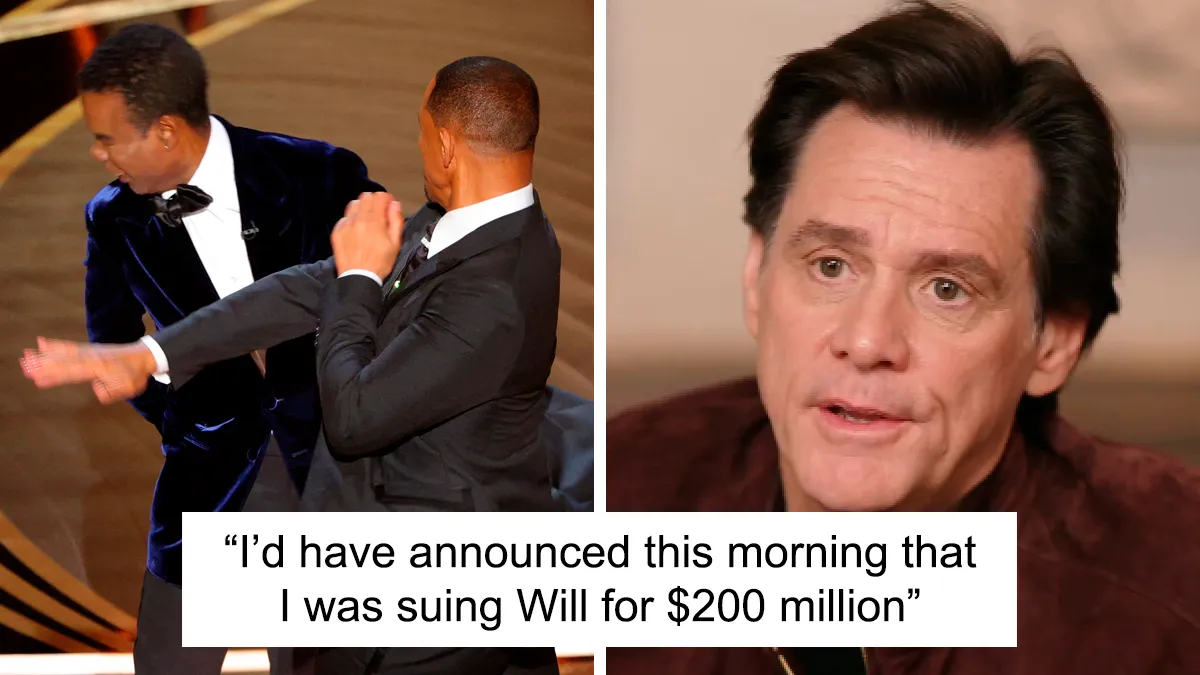 "I Would Sue Will Smith For 200 Million Dollars": Jim Carrey Is Sickened By Hollywood's Reaction To The Oscars Fiasco