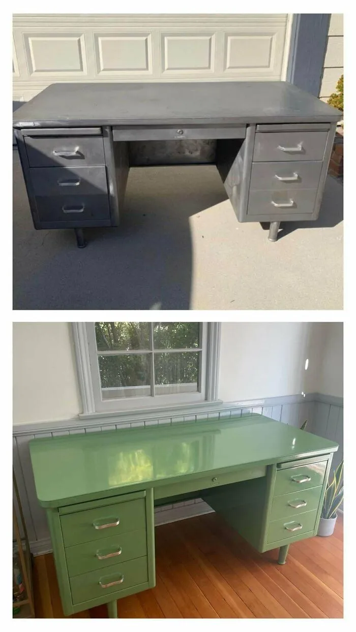 Fixed Up An Old Tanker Desk! These Things Last Forever