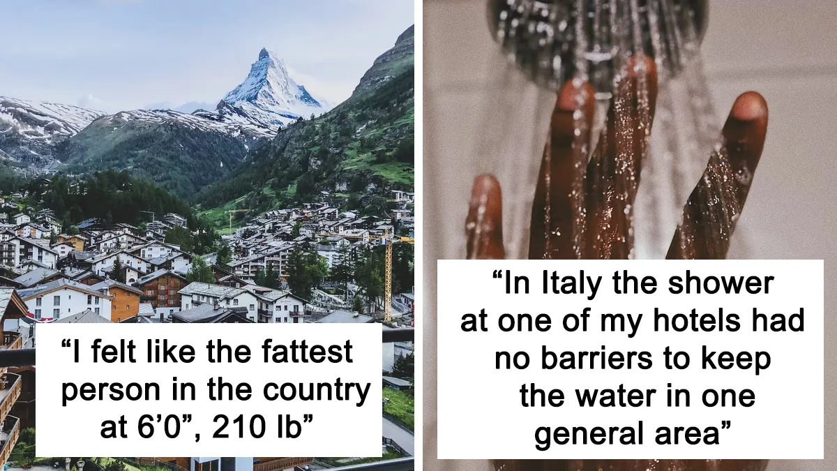 Americans Who Traveled To Europe Share 40 Culture Shocks That They Experienced