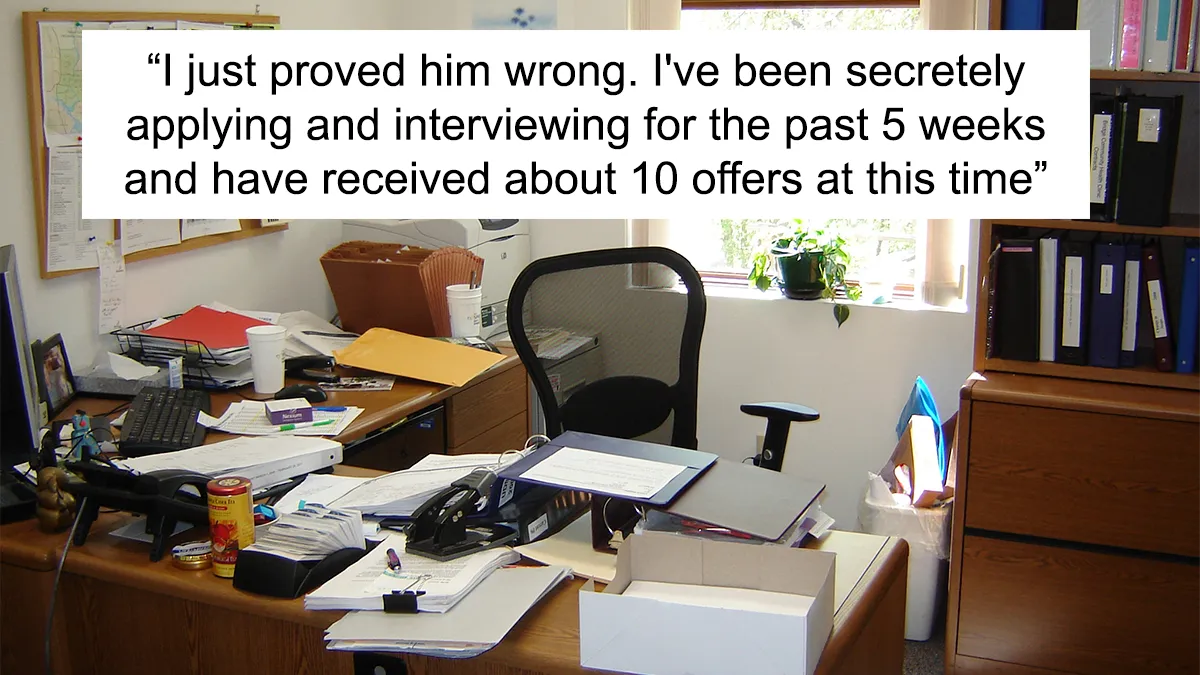 Mistreated Employee Secretly Interviews For Other Jobs, Gets New Job With 40k Raise