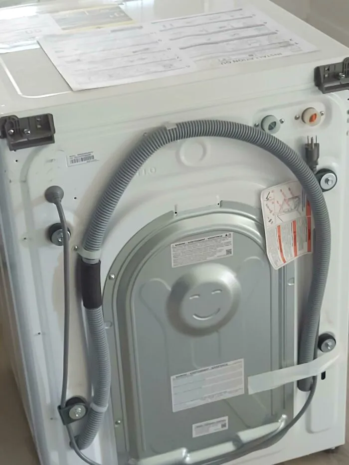 Encontré esto detrás de una lavadora Samsung