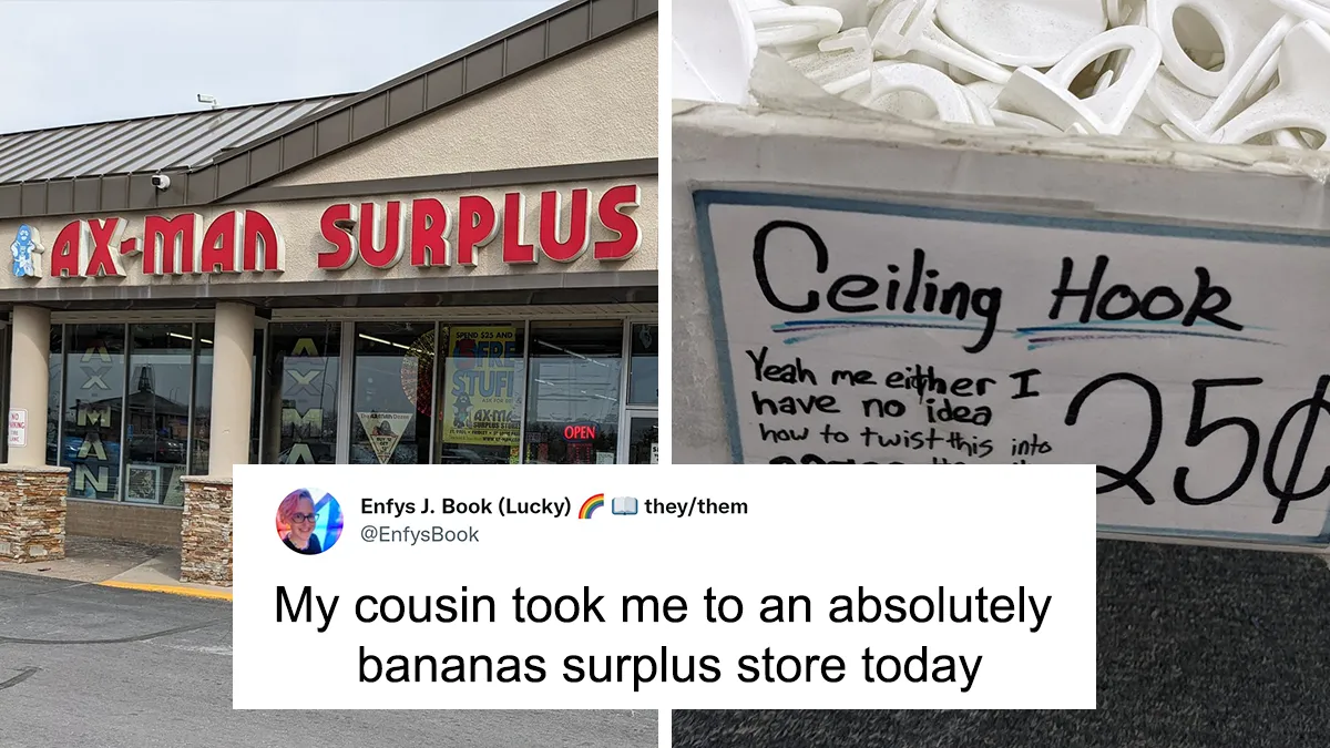 People Are Cracking Up At These 32 Hilariously Labelled Items From A Surplus Store In Minnesota, As Shared By This Twitter User