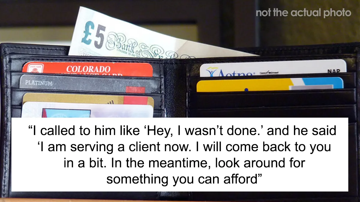 Shopper Maliciously Complies And Buys A $900 Appliance After Sales Assistant Tells Him To Look For Something He Can Afford
