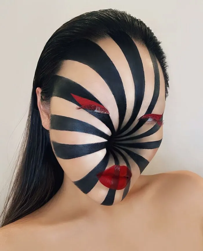 Extraordinary Makeup: 30 Optical Illusion Looks By This Artist (New Pics)