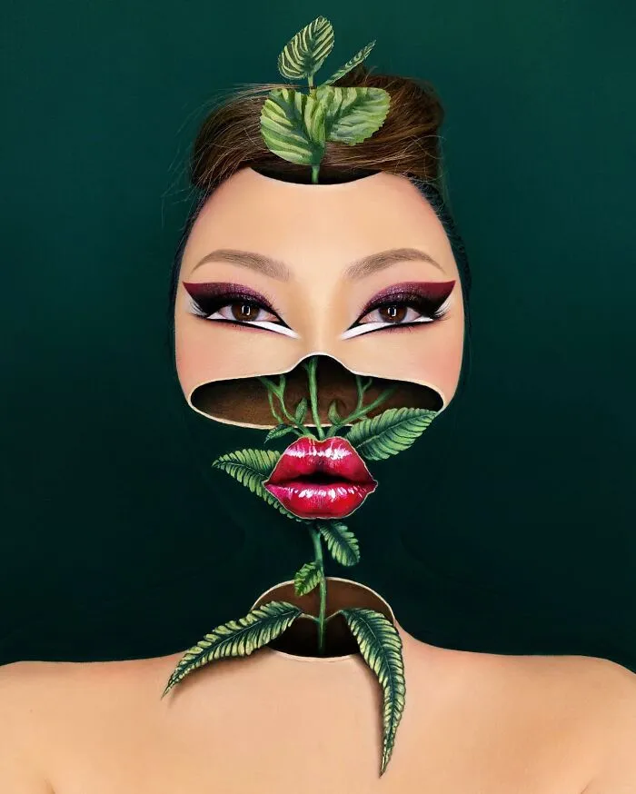 Extraordinary Makeup: 30 Optical Illusion Looks By This Artist (New Pics)