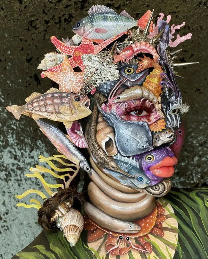 Extraordinary Makeup: 30 Optical Illusion Looks By This Artist (New Pics)
