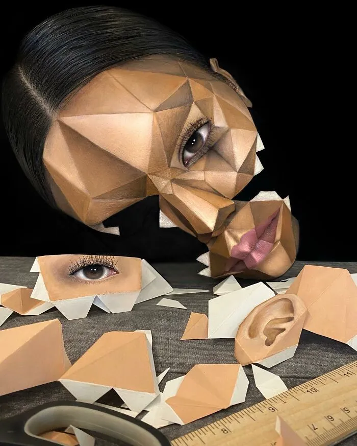 Extraordinary Makeup: 30 Optical Illusion Looks By This Artist (New Pics)
