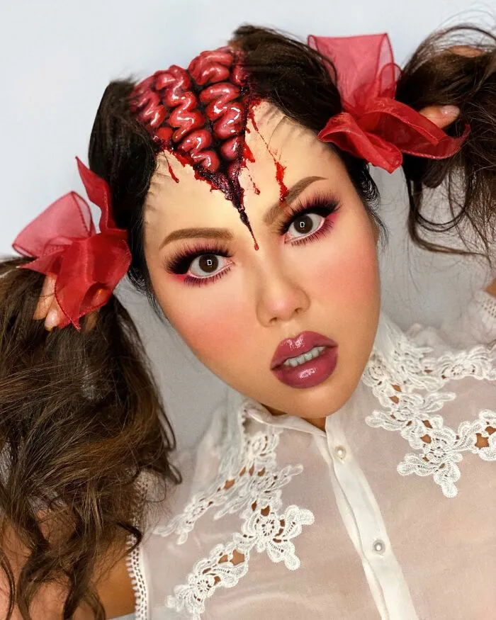 Maquillaje extraordinario: 30 looks de ilusiones ópticas creados por esta maquilladora (Nuevas imágenes)