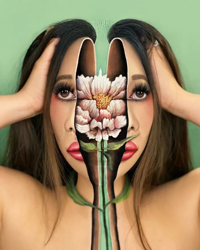 Maquillaje extraordinario: 30 looks de ilusiones ópticas creados por esta maquilladora (Nuevas imágenes)