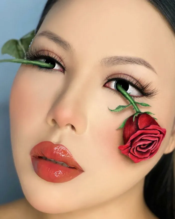 Maquillaje extraordinario: 30 looks de ilusiones ópticas creados por esta maquilladora (Nuevas imágenes)