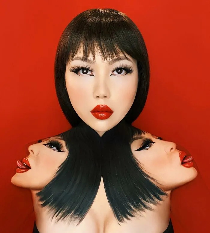 Maquillaje extraordinario: 30 looks de ilusiones ópticas creados por esta maquilladora (Nuevas imágenes)