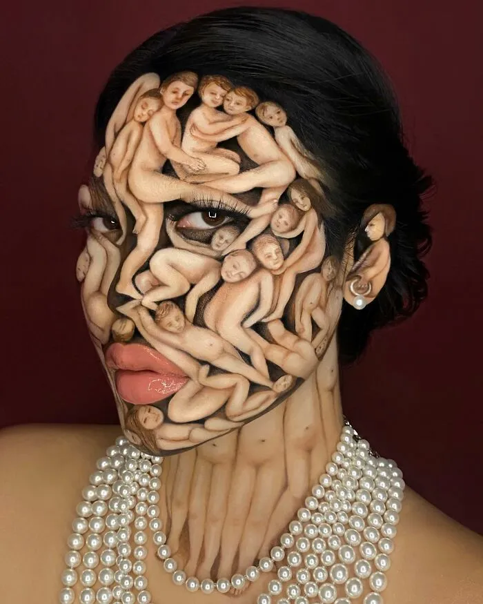 Maquillaje extraordinario: 30 looks de ilusiones ópticas creados por esta maquilladora (Nuevas imágenes)