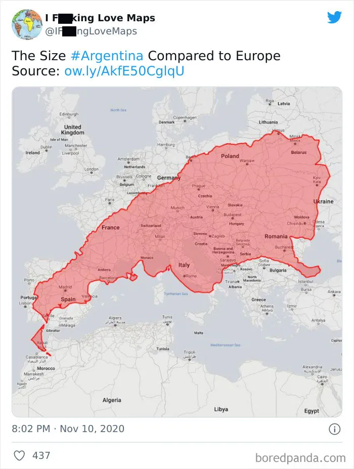 35 Unusual Maps That Might Change How You See The World, As Shared In This Online Account