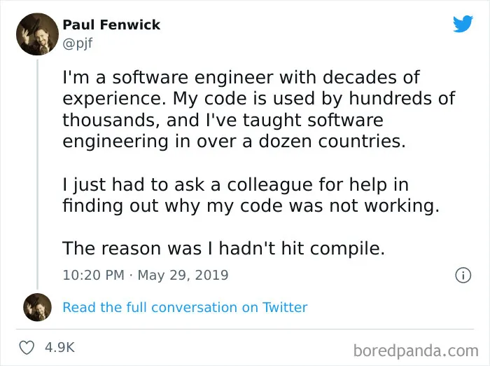 "I Don‘t Know Why It Is Not Working"