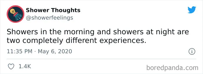 50 Shower Thoughts That Make A Lot Of Sense, As Shared On This Online Page