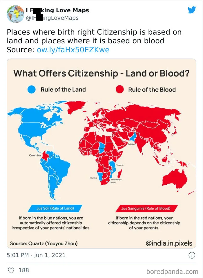 35 Unusual Maps That Might Change How You See The World, As Shared In This Online Account