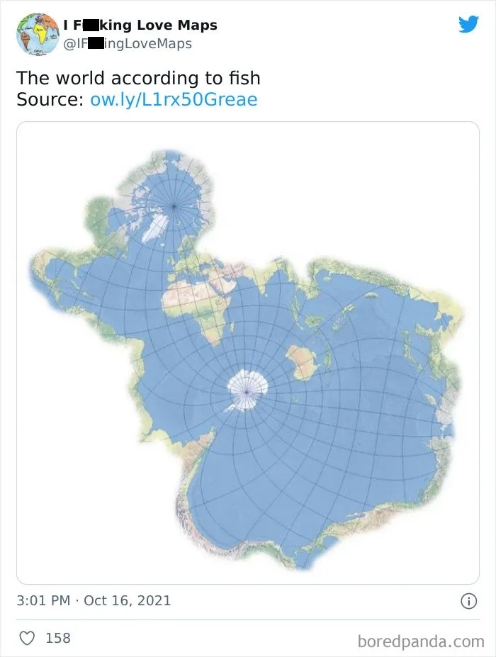 35 Unusual Maps That Might Change How You See The World, As Shared In This Online Account