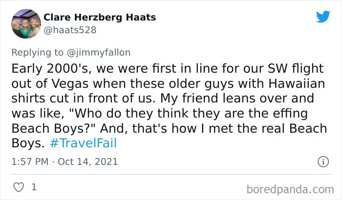 40 Of The Weirdest And Funniest Travel Experiences People Shared For Fallon’s #TravelFail Challenge