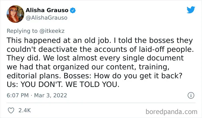 30 Times Bosses Screwed Up Bad After They Fired People Or They Quit