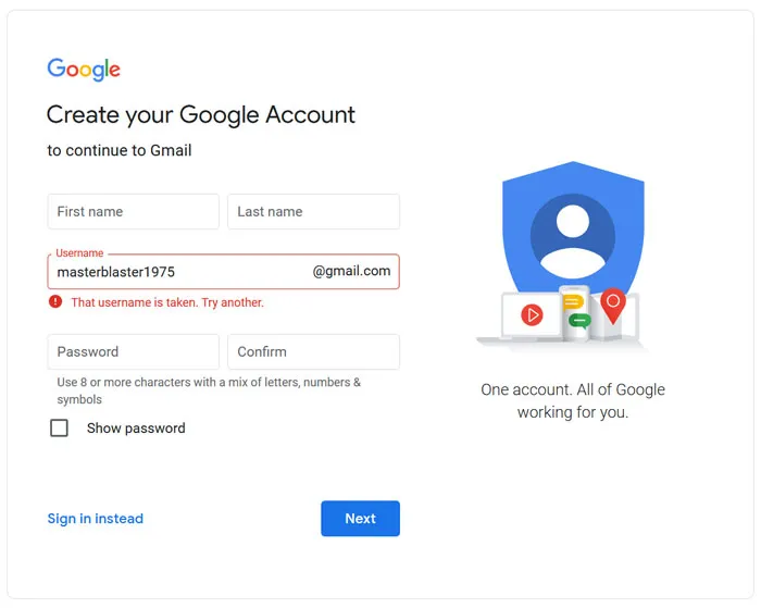 Unclaimed Usernames