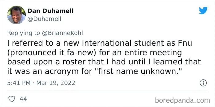 35 Hilarious Times People Got Confused With Names And Made Themselves Look Dumb