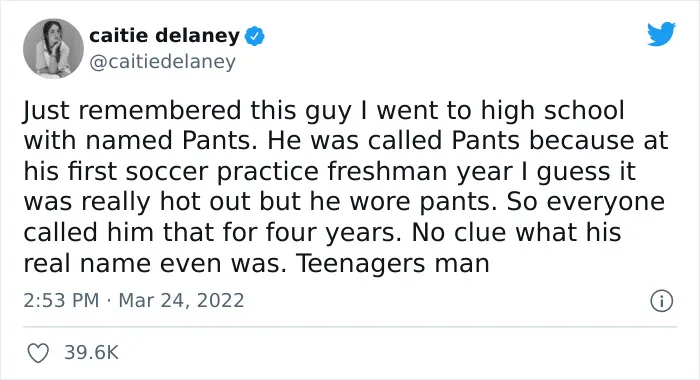 30 Chucklesome Reasons Folks Received Ridiculous Nicknames, As Shared In This Twitter Thread