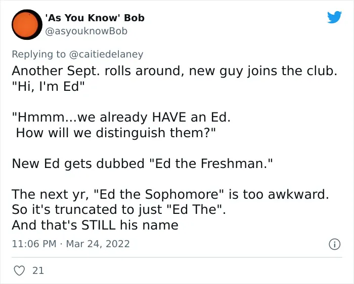 30 Chucklesome Reasons Folks Received Ridiculous Nicknames, As Shared In This Twitter Thread