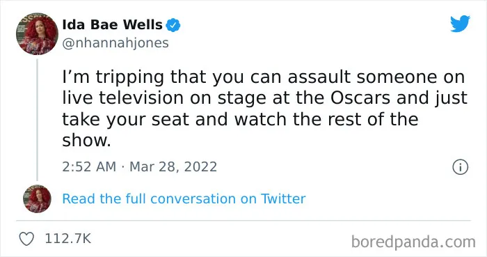 Here’s How People Reacted To Will Smith Slapping Chris Rock During The Live Oscars Broadcast (40 Posts)