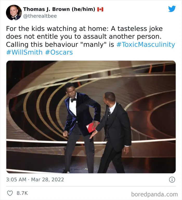 Here’s How People Reacted To Will Smith Slapping Chris Rock During The Live Oscars Broadcast (40 Posts)