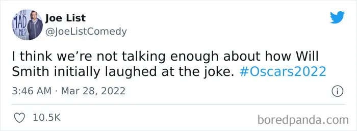 Here’s How People Reacted To Will Smith Slapping Chris Rock During The Live Oscars Broadcast (40 Posts)