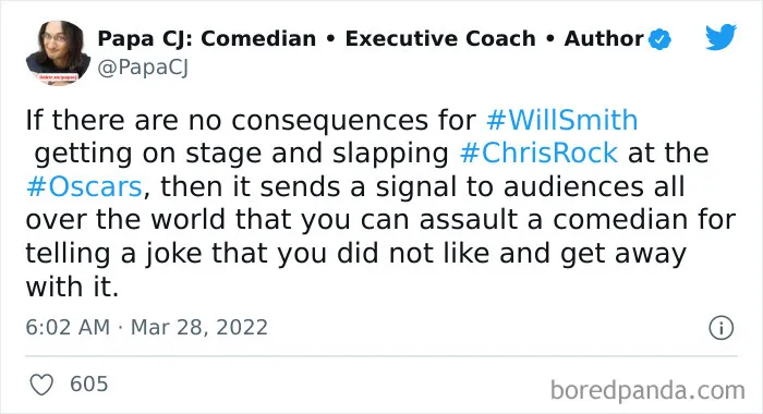 Here’s How People Reacted To Will Smith Slapping Chris Rock During The Live Oscars Broadcast (40 Posts)