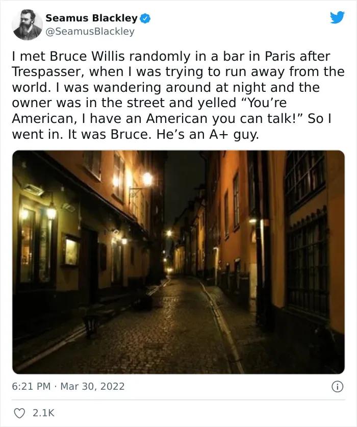 30 Reactions Celebrities Had When They Found Out Bruce Willis Had To Retire Due To Developing Aphasia